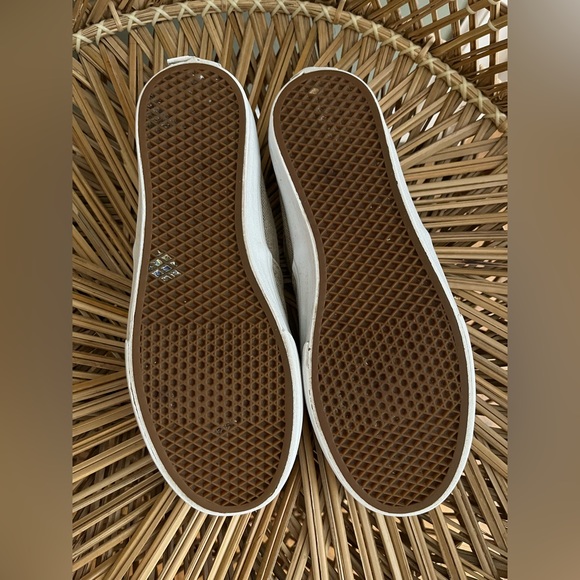 Vans Authentic Slim beige washed canvas with leather strings - Picture 5 of 5